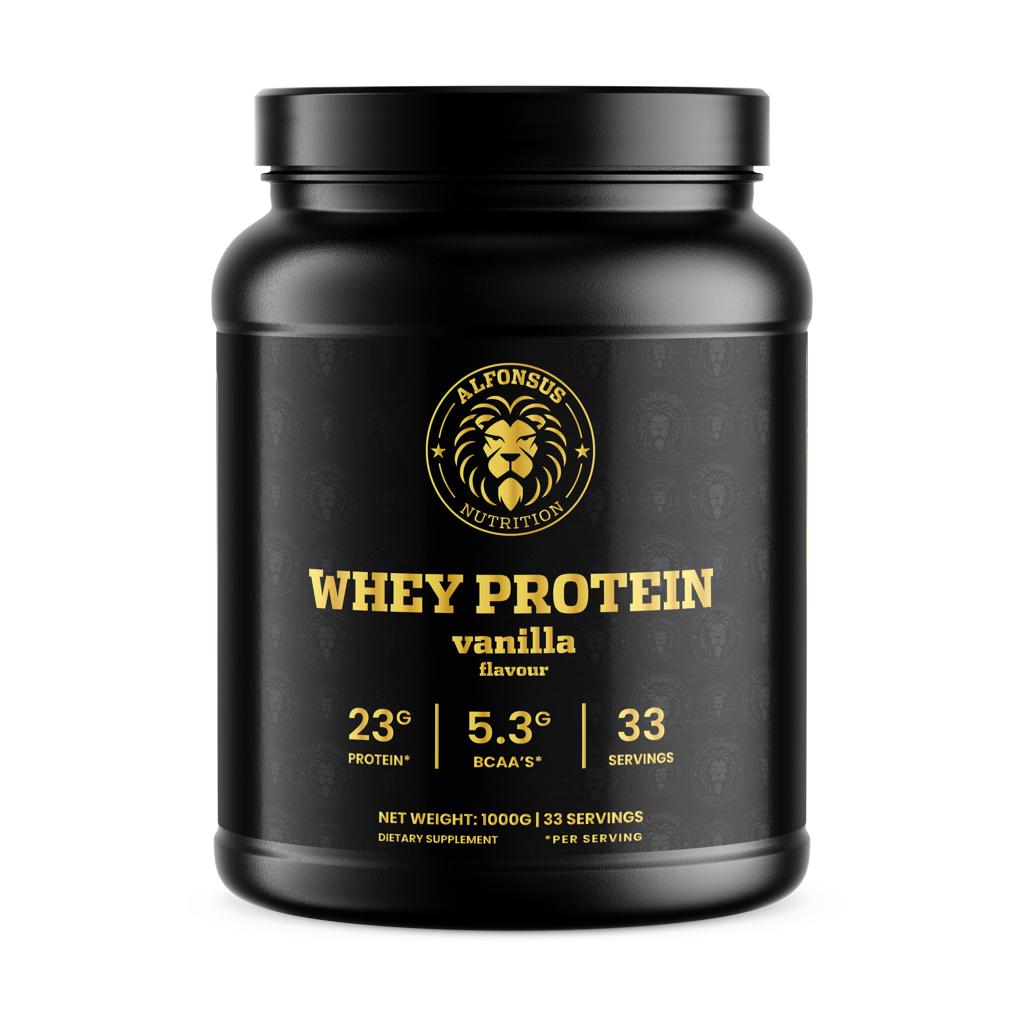 AlfonsusGym Whey Protein (Vanilla, 1000 gram)